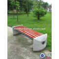 Outdoor solid wood bench street furniture wooden garden bench